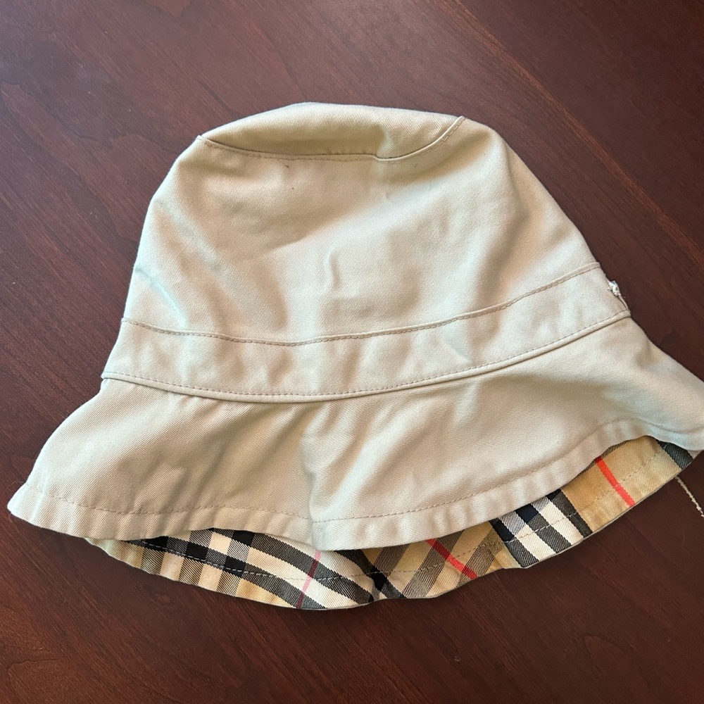 Burberry Kids Tan Bucket Hat